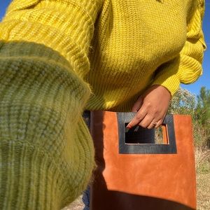 Genuine leather handmade bag